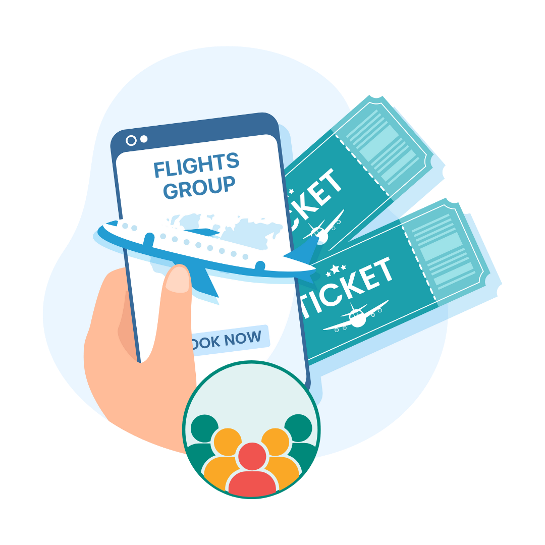 Group bookings for corporate travel